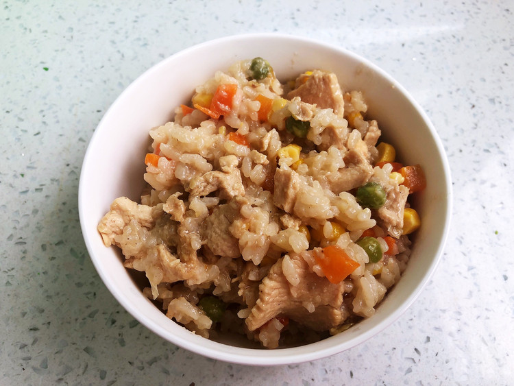 鸡肉蒸饭的做法