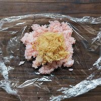 抹茶白巧奶冻+樱花肉松饭团的做法图解10
