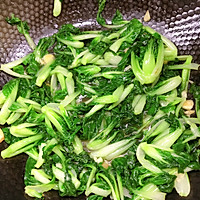#龙年好运来 乐享豪吉味#蒜蓉鸡毛菜的做法图解6