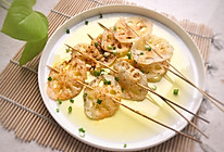 #父亲节，给老爸做道菜#烤藕片，夏天远离桑拿做饭的做法