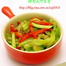 嫩南瓜炒里脊