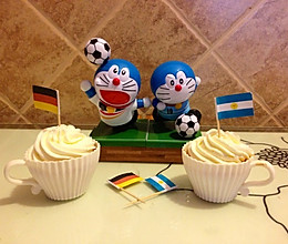 世界杯之冠亚军之战杯子蛋糕的做法