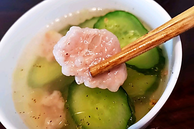 清香鲜嫩滑肉汤