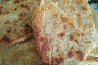 孜然椒盐千层饼