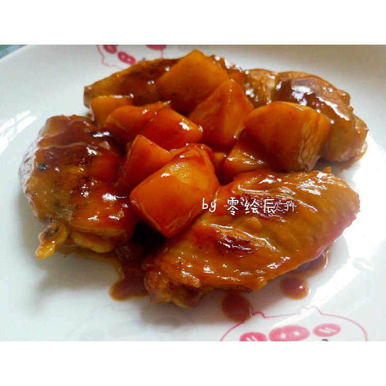 苹果鸡翅的做法