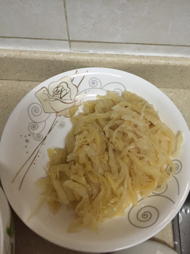 泡菜苕粉肉丝的做法图解8