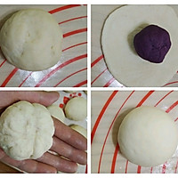 #中秋团圆食味#紫薯馅糯米粉小餐包的做法图解5