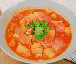 减脂必备·番茄肥牛汤的做法