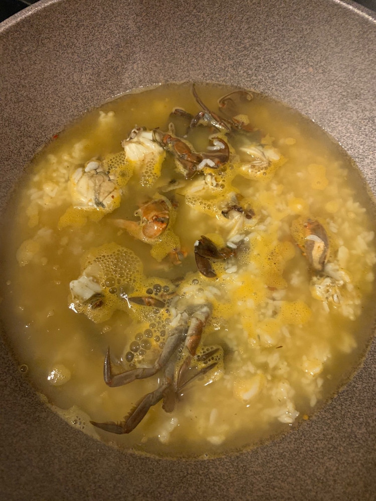 蟹泡饭的做法