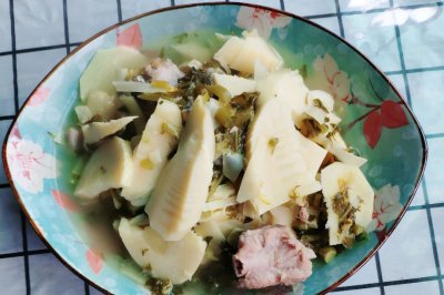 山里的秘制笋汤，超鲜