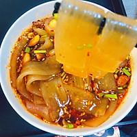 秘制酸辣红油宽粉的做法图解19