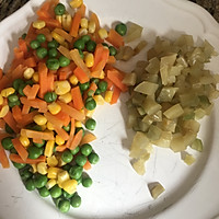 消耗蛋白新方法-榨菜杂菜滑蛋白的做法图解2