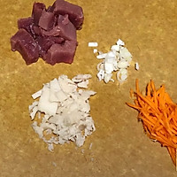 ★莲藕猪肉蒸蛋卷★的做法图解2