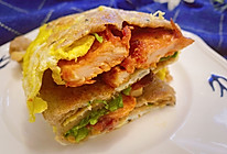 全麦奥尔良鸡柳卷饼的做法