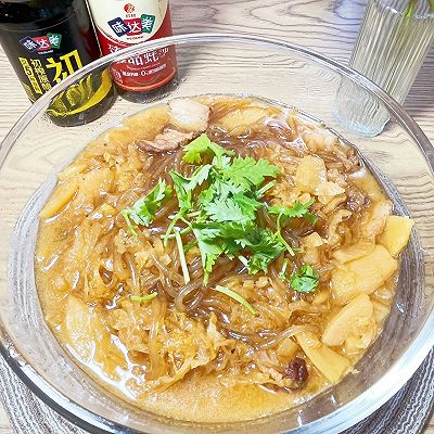 酸菜土豆炖粉条