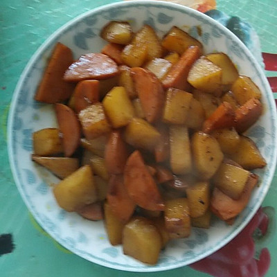 土豆炒火腿肠