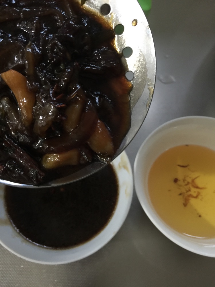 大葱烧海参的做法图解4