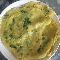 菠菜鸡蛋饼的做法图解6