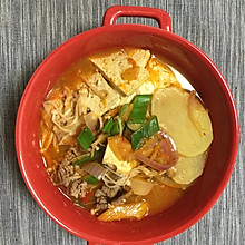 快手泡菜牛肉锅