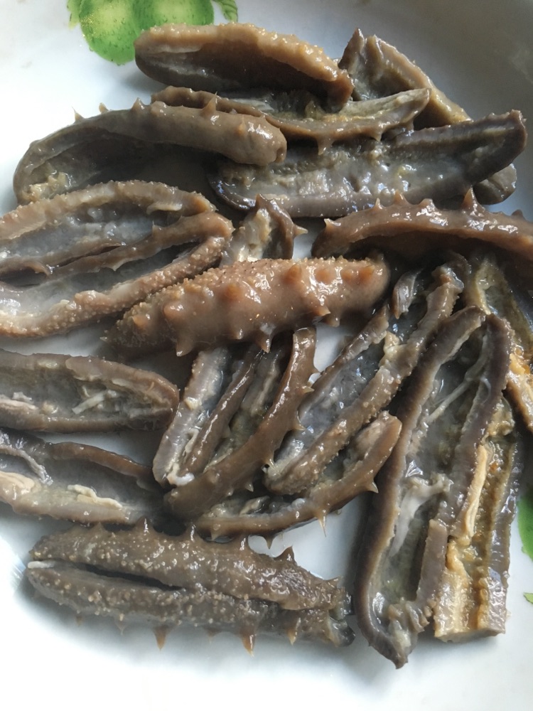 冬笋鲜虾肉臊烧辽参的做法图解1