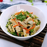 #《风味人间》美食复刻大挑战#凉拌豆皮的做法图解12