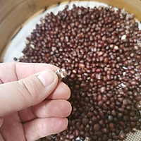 红豆糯米饼的做法图解1