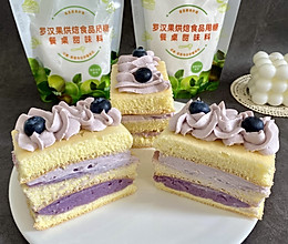 #太古烘焙糖 甜蜜轻生活#紫薯泥奶油蛋糕的做法