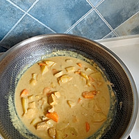 咖喱鸡肉口蘑土豆的做法图解9