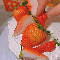 #圣迪乐鲜蛋杯复赛#草莓奶油水果蛋糕的做法图解20