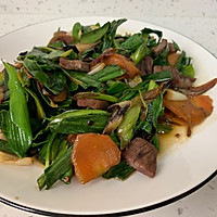 咸肉炒大蒜㊙️巨下饭的菜的做法图解5