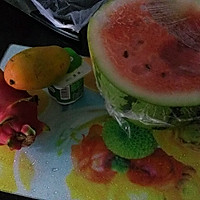 芒果西瓜火龙果汁的做法图解1