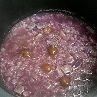冰糖紫薯桂圆粥的做法图解5