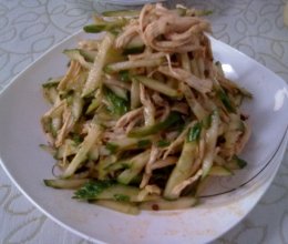 鸡丝黄瓜的做法