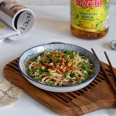葱油鲍片豆芽