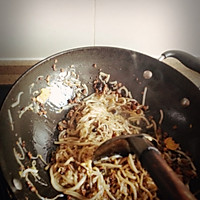 豆芽肉沫炒粉条的做法图解8