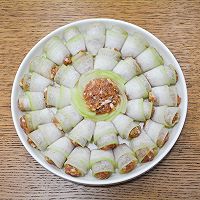 #流感季饮食攻略#蒸冬瓜肉卷的做法图解7