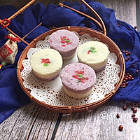 #年味十足的中式面点#双色豆沙小松糕的做法图解18