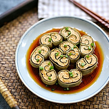 豆腐皮海苔鸡肉卷