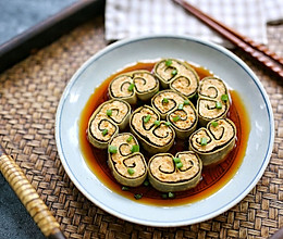 豆腐皮海苔鸡肉卷