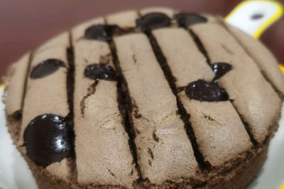 无糖巧克力戚风蛋糕（6寸）