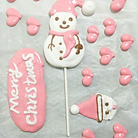 #今天吃什么#圣诞节送小朋友的礼物，雪人棒棒蛋白糖~的做法图解10