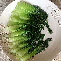 香菇油菜的做法图解3