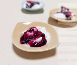 早餐来一杯，自制蓝莓酸奶的做法