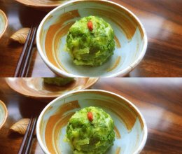 芹菜团子的做法