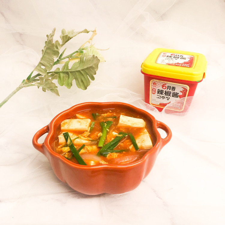 韩式养生豆腐汤的做法