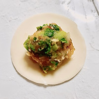 #鸡汁入家宴 感恩正当“食”#猪肉莲藕青菜水饺的做法图解4