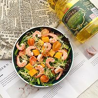 #金龙鱼橄榄油调和油520美食菜谱#虾仁蔬菜沙拉的做法图解8