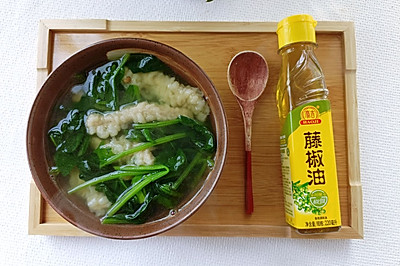 菠菜酥肉汤