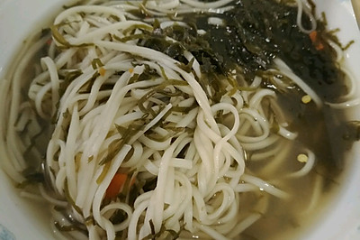 海带清汤面