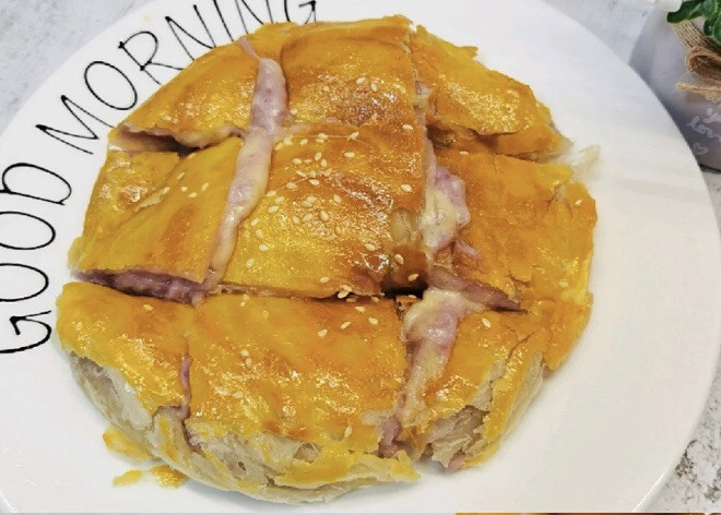 芋泥紫薯芝士饼的做法